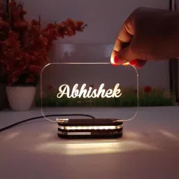 Personalized Name LED Table Lamp Gifts for Men Women Customized Gifts Night Lamp-1