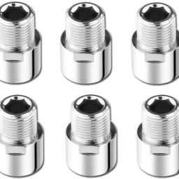 CP Entension Nipple-1 Inch Stainless steel pack of 6 pcs Faucet Nozzle-10