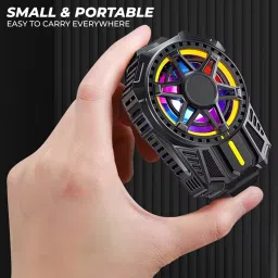 WRADER SL01 Gaming Mobile Phone Cooler for PUBG Freefire Game Play Long Filming Session Cooling Pad image 2