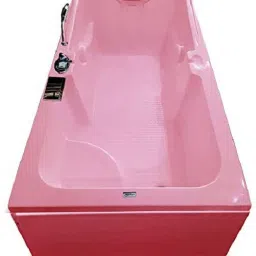 Ceaser 6 Ft with Filler System, Front and Side Panel - Pink Free-standing Bathtub-89
