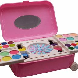 Makeup Kit for Girls All-in-One Trolley Type Water Removable Real Cosmetics-image-63