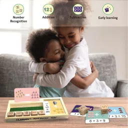 clapjoy Maths game Calculation add, multiply, subtract, divide Learning Toy for kids image 5