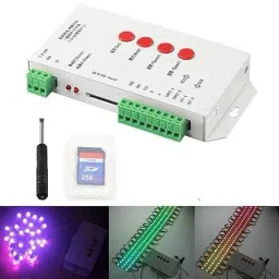 ImpactMedia T1000S LED RGB Pixel Controller with SD Card, DC 5-24V, WS2811/2801/LPD8806 Multipurpose Controller image 3