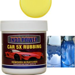 CAR WAX 5X RUBBING 250gm.+ One Foam Applicator Pad. Combo-18