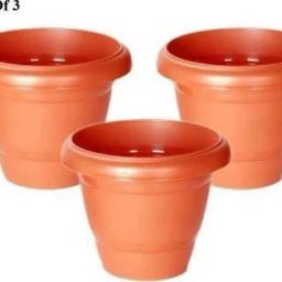 8 Inch Round Garden Plastic Planters Plant Container Set for indoor/outdoor pot Plant Container Set-image-7