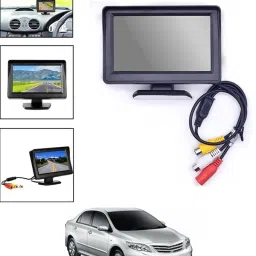 Universal Digital Black Full HD 4.3 Dashboard LCD Monitor Screen For Car-09 Black LED-image-78