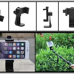 PULTO 360-Degree Tripod Mount Adapter With Adjustable Clamp Monopod Holder Clip Tripod, Monopod, Monopod Kit, Tripod Ball Head, Tripod Bracket, Tripod Clamp, Tripod Kit image 4