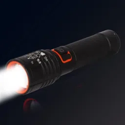 mz Dual Mode Power Full Rechargeable Long Range Torch Up to 1 Km emergency Torch image 2