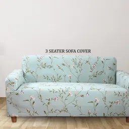 Polycotton Floral 3 Seater Sofa Cover-image-44