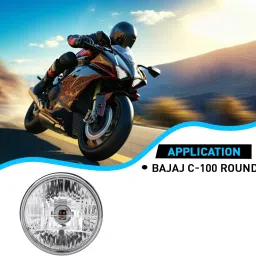uno minda Halogen Headlight for Bajaj CT 100 image 3