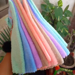 Sting Bee Handkerchiefs for Women & Girls Ultra Soft Flannel Fleece 25 x 23 CM Pack of 10 ["Multicolor"] Handkerchief-image-38