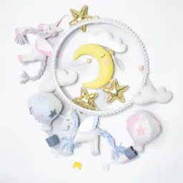 neñolo Rattle cot Mobile Rotating-088 Rattle image 2