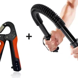 5-100Kg Adjustable Hand Gripper with 40kg Power Twister Fitness Accessory Kit Kit-image-0