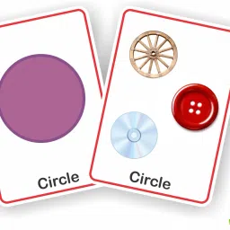 meraki babies Large Size Flash Cards Alphabet -26 cards & Numbers, Shapes & Colours - 32 cards. All are both side printed. Size: 15.2 x 21.6 cms image 5