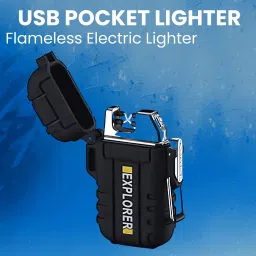 Explorer USB (Cigaratte Lighter)Windproof Flameless ARC Rechargeable LighterD264 Explorer USB (Cigaratte Lighter)Windproof Flameless ARC Rechargeable LighterD264 Pocket Lighter-picture-25