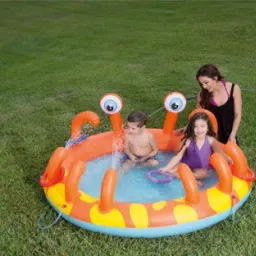 interactive (IND*94) inflatable pool crab 165cm x 150cm x 63cm Multicolor Inflatable Swimming Pool-6
