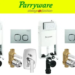 Half Frame Concealed Cistern, with divater body upper crust set of 2 pic 271 Dual Flush Tank-image-81