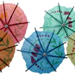 Mixed Color Mini Umbrellas Parasol Snack Cocktail Party Pick Decoration Bar Cocktail Decor Wooden Handle Small Umbrellas-image-18