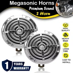 asryd Horn For Hero, Royal Enfield, Yamaha, Honda, Bajaj, Suzuki, TVS Universal For Bike-picture-1