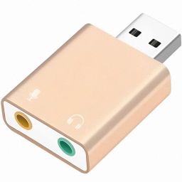 SarvoTeleweb USB Jack Audio Adapter to 3.5mm External Stereo Sound Headset and Microphone USB Adapter-image-19