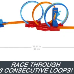 hot wheels Ultra Hots Loop Madness with 3 Loops & 1 Toy Car image 2
