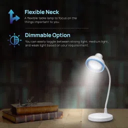 wipro 6W Re-chargeable LED Table Lamp Study Lamp image 4