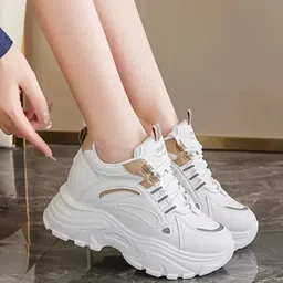 deals4you Ultra Soft Cushion Lace-Up All-Day Comfort Shoes| Sneakers For Women Sneakers For Women-picture-0