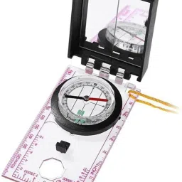 Liquid Filled Magnetic Compass map Reader with Ruler for Outdoor and surveys Compass-picture-1