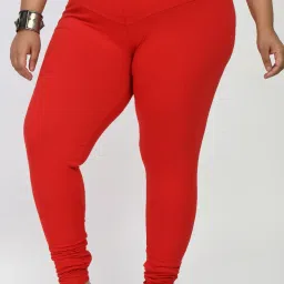 Cotton Lycra Blend Women Churidar-image-71