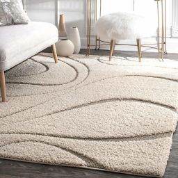 Beige Polyester Carpet-9