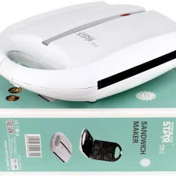 vbm Sandwich Maker Panini Press Grill with Nonstick Plates, Double-Sided Heating Toast image 3