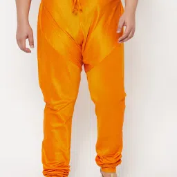 Vastramay Plus Men's Orange Silk Blend Pyjama Men Pyjama-image-29