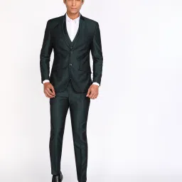 Men 3 PC Suit Self Design Suit-image-34