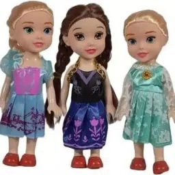 Realistic Three Sister Dolls with Fancy Dress & Movable Body Parts for Kids|81-image-73