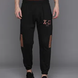 hrx by hrithik roshan Men Solid Black Track Pants-picture-2