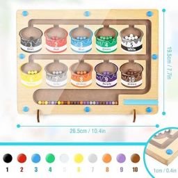 magnetic color classification Montessori Magnet Game Toy City Labyrinth Game-24