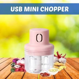 Chopper (Electric Rechargeable Chopper) for Kitchen Vegetable Garlic Onion Q224 Electric Vegetable & Fruit Chopper-image-68