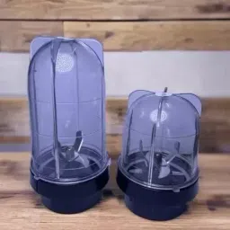 Heavy Bullet Jar for Mixer Grinder Set of 2 (530ml & 350ml) Mixer Juicer Jar-picture-11
