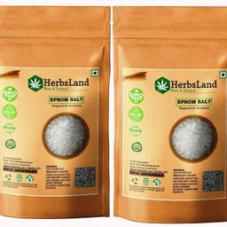 herbsland Epsom Salt For Pain Relief, Relaxation, Spa Treatment (Each 200gm) (Pack of 2)-picture-29