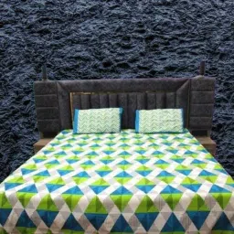 144 TC Cotton Double Jaipuri Prints Flat Bedsheet-image-32
