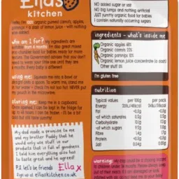 ella's kitchen Organic Apples, Carrots & Parsnips,UK-made Vegetarian Baby Puree Cereal image 2