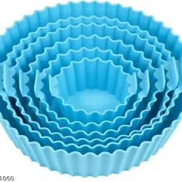 6 PCS ROUND SILICON BASKET AIR FRYER TRAY Airfryer Tray-image-17