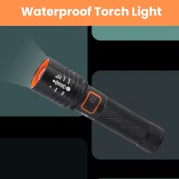 Rechargeable Torch Light, Telescopic Zoom, Ultra Bright LED Flashlight J205 Torch-image-53