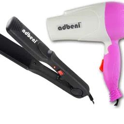 adbeni Hair Dryer With Hair Straightener Combo Set Of 2 Personal Care Appliance Combo-image-14
