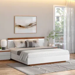 durian Pure Juda Queen Size Bed In Frosty Colour-picture-37