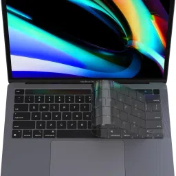 oaky Keyboard Cover Compatible with 2020 2019 MacBook Pro 16 inch A2141 Touch Bar Ultra Thin TPU Keyboard Skin Protector - Translucent Keyboard Skin-image-38