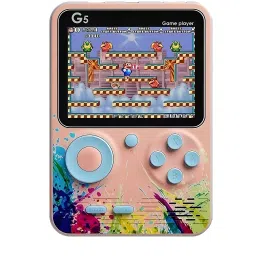 HG WORLD G5 Retro Game Box Mini Classic Tv Video Game Handheld Portable Pocket Console, Revisit Childhood,old video game (Best Gift & Fun) for All Ages 128 MB GB with Full HD AV Output, Video Game Hand, Single Player-71