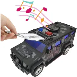 Military Car Money Safe Box For Kids Piggy Coin Cash Savings Box Coin Bank-image-62
