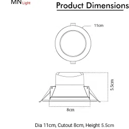 mnlight 10 W Basic Round Plug & Play LED Bulb image 4