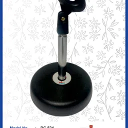 Daz Cam Brand Table top mini mic stand High Quality METAL BODY 6 inch DC 524 Monopod-image-2